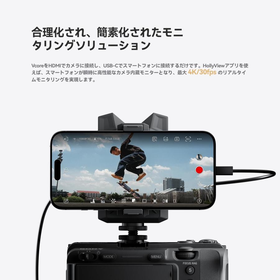 Hollyland Vcore ワイヤレス 映像伝送システム Wireless Video