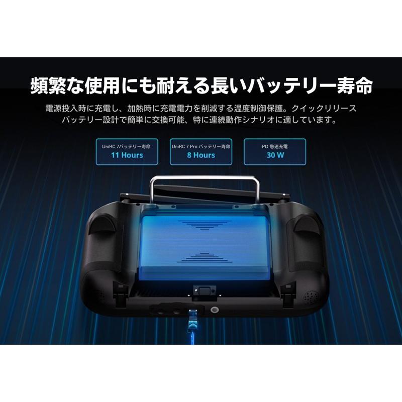 SIYI UniRC7 Pro ハンドヘルド地上ステーション スマート コントローラー、7 インチ 1080P 高輝度 LCD タッチスクリーン | 技適取得済 |  | 16