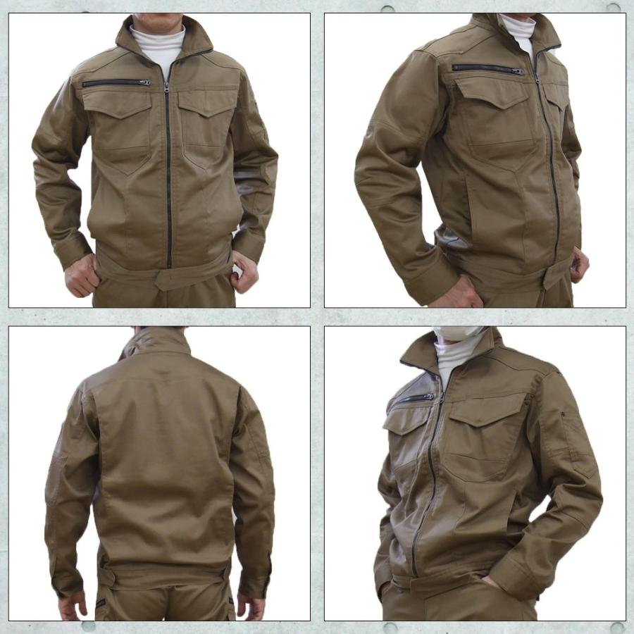 オールシーズン ジャケット ブルゾン 作業服 ストレッチ S M L LL 3L