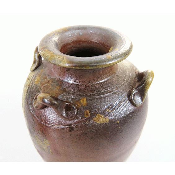 備前焼 小西陶古窯作 桟切り 小花瓶 C : 陶舗 唐花庵 - 通販 備前焼 小西陶古窯作 桟切り 小花瓶 C : 陶舗 唐花庵 - 通販