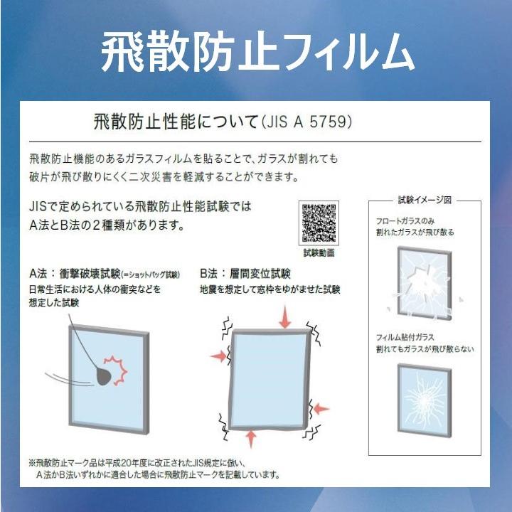 ガラス飛散防止フィルム　幅60cm✕長さ20㍍ サンゲツ（SANGETSU） ガラスフィルム 152.5cm巾 ミラー20 窓ガラス