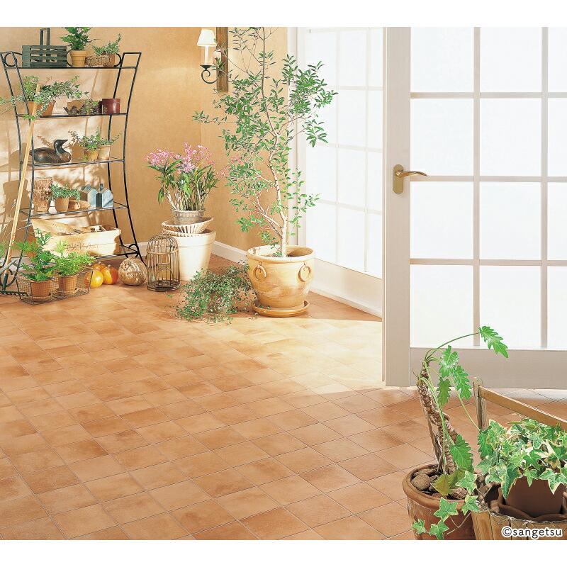 サンゲツ（SANGETSU） 1.8mm厚フロア 4色 182cm巾 カルムタイル