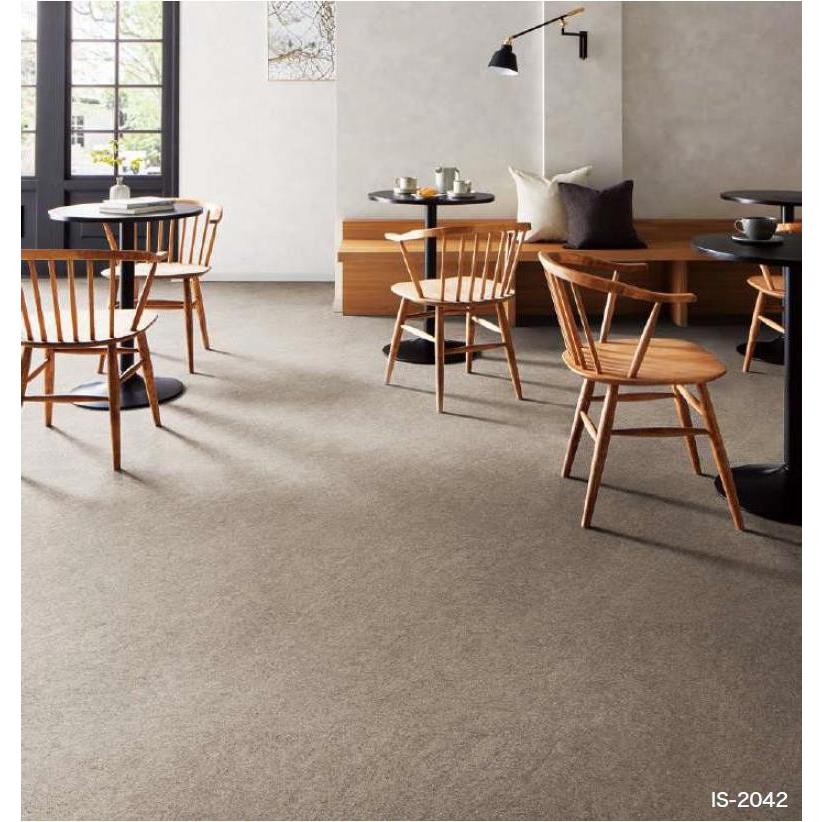 【ケース売】ストーン床材 石目 カームサンド 457.2×457.2×2.5mm IS2041 IS2042 IS2043 IS2044 サンゲツ STONE 「SANGETSU FLOORTILE 2023-2026」_2