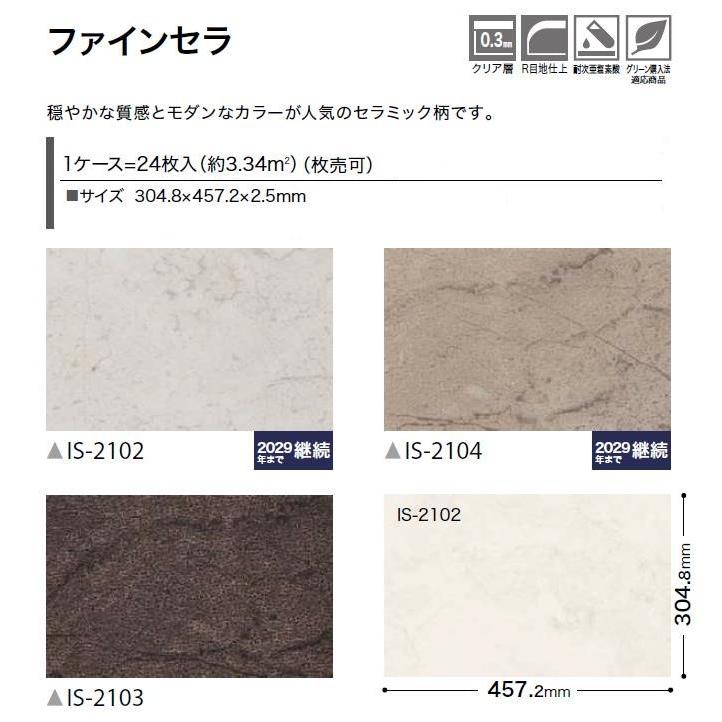 サンゲツ 【ケース売】ストーン床材 石目 ファインセラ 304.8