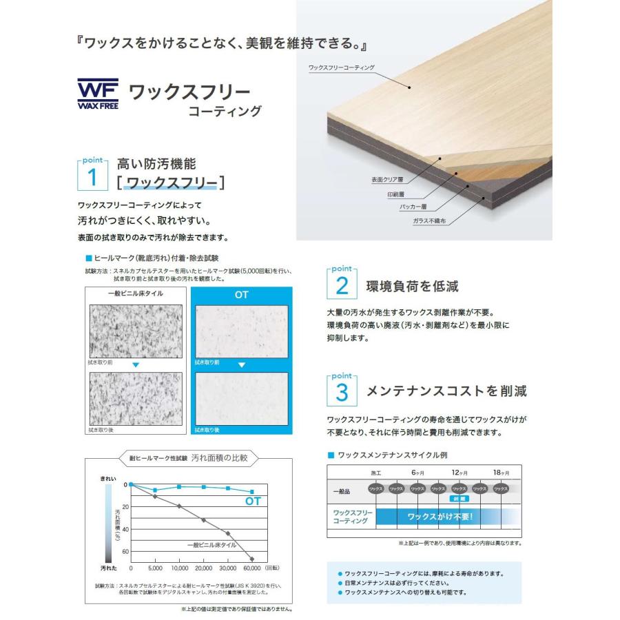 ＼ポイント2倍／置敷き帯電防止ビニル床タイル サンゲツ OT vol.10 オフィスに最適 木目 チェスターオーク 166.7×1000×5.0mm 防炎 SANGETSU 【ケース売】_7