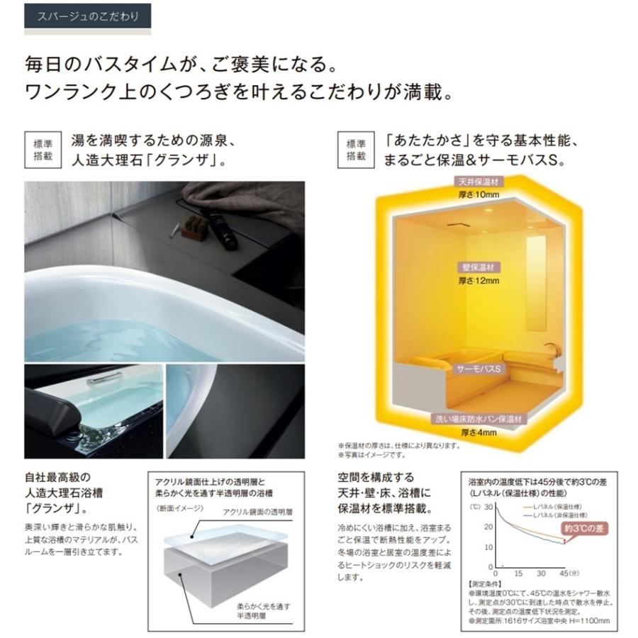 LIXIL スパージュ BX1616タイプ バスルーム 浴室 スタートプラン LIXIL スパージュ BX1616タイプ バスルーム 浴室 スタートプラン