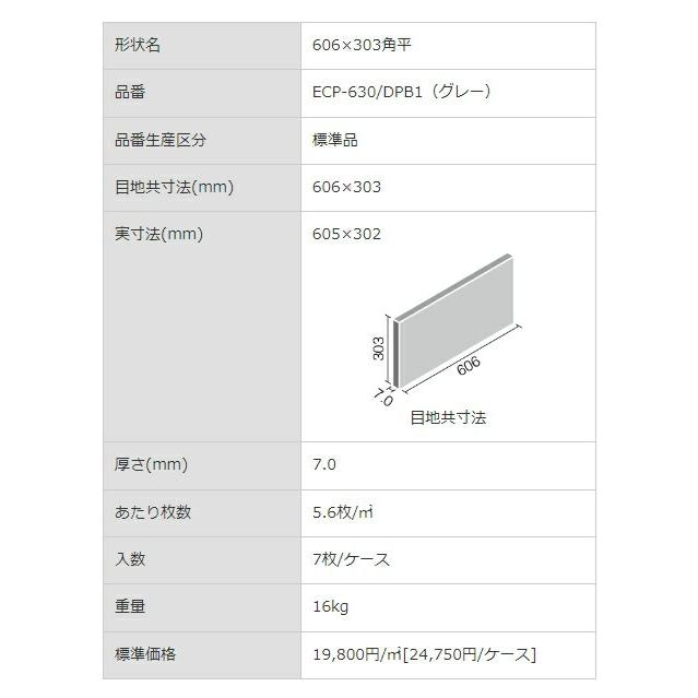 LIXIL（リクシル） エコカラットプラス INAX ECP‐630/DPB1 グレー 605