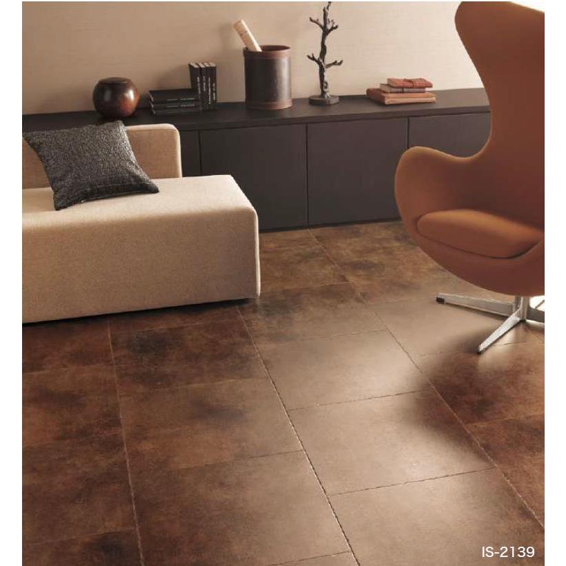 【ケース売】ストーン床材 石目  ラフエッジストーン 457.2&times;457.2&times;2.5mm IS2139 IS2140 サンゲツ フロアタイル STONE 「SANGETSU FLOORTILE 2023-2026」
