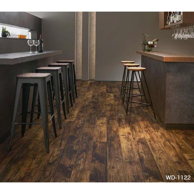 【ポイント2倍】【ケース売】ウッド床材 木目 ラスティックナット 152.4×914.4×2.5mm WD1122 サンゲツ フロアタイル ウッド SANGETSU FLOORTILE WOOD