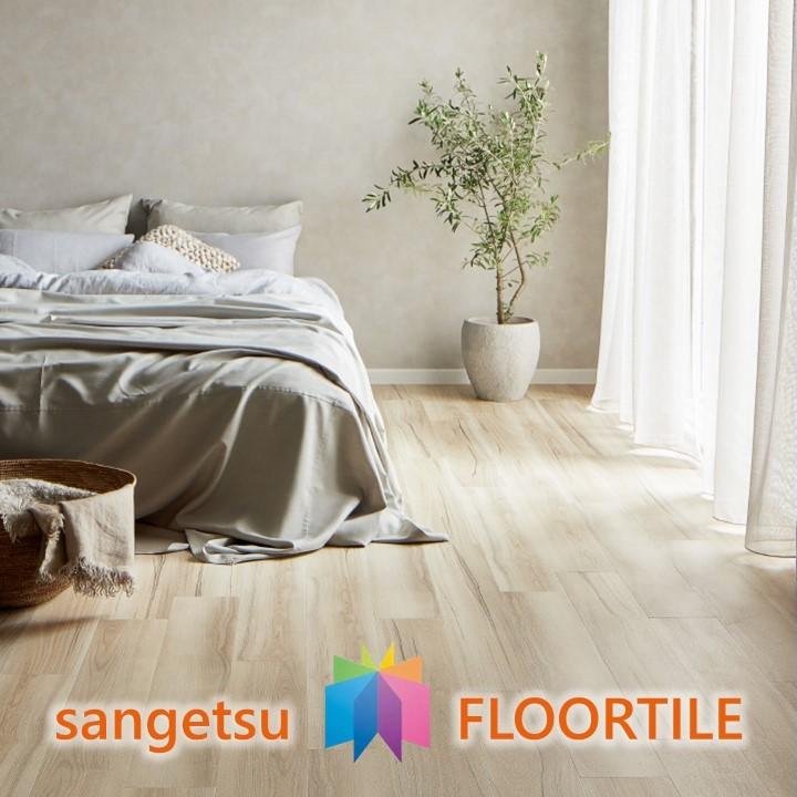 サンゲツ 【ケース売】ウッド床材 木目 ロシータバーチ 152.4