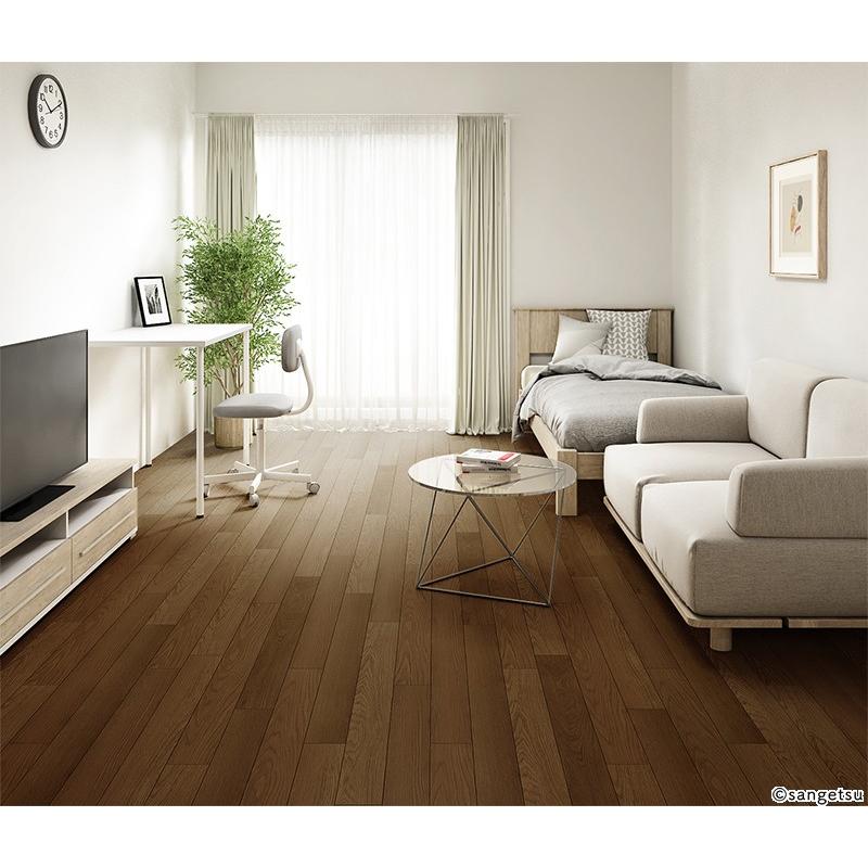 サンゲツ（SANGETSU） 【ケース売】ウッド床材 木目 スピンオークN WD