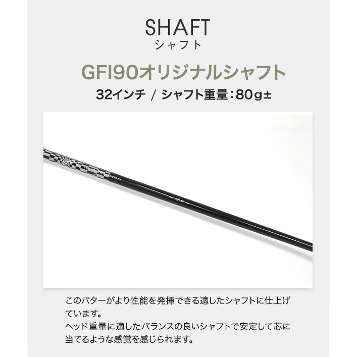 東邦ゴルフ 左利き用 スピンコントロール 軟鉄削出しパター マレット