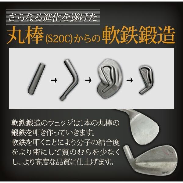 東邦ゴルフ ウェッジ 軟鉄鍛造 荒仕上げ forged ウエッジクラブ 粗