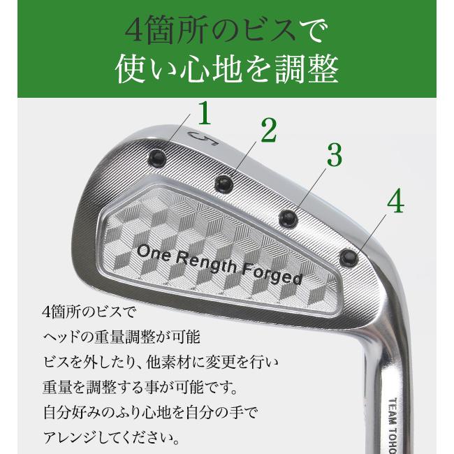 東邦ゴルフ ワンレングス 軟鉄鍛造 アイアン #5 6 7 8 9 PW 単品 東邦ゴルフ ワンレングス 軟鉄鍛造 アイアン #5 6 7 8 9 PW 単品