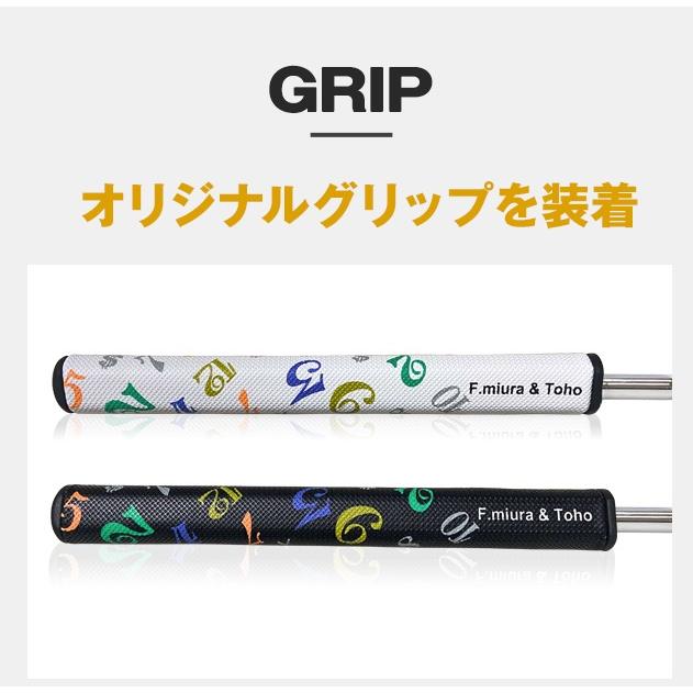 スピンコントロール 軟鉄削出しパター ピンタイプ 黒染め仕上げ