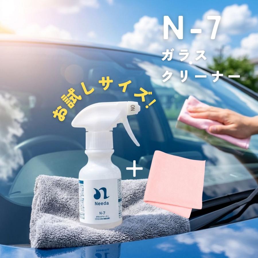 試しサイズ Needa ニーダ N-7 ガラスクリーナー 100ml ウロコ汚れ除去