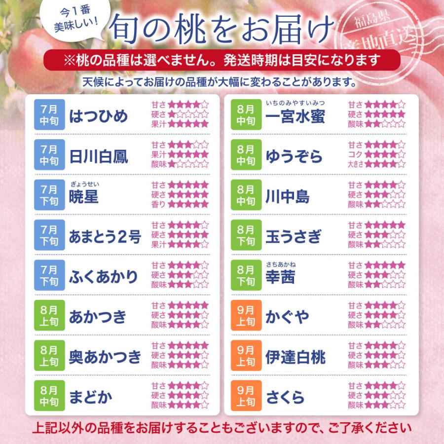 桃 福島県産 訳あり 4.7kg（15〜28玉）送料無料 家庭用 産地直送