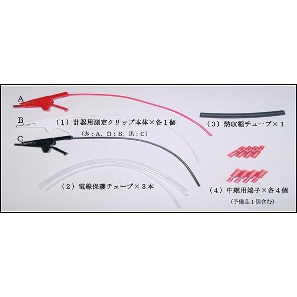 計器用測定クリップ 三色[赤・白・黒]セット : 東北計器工業Yahoo!店
