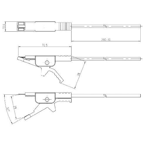 計器用測定クリップ 三色[赤・白・黒]セット : 東北計器工業Yahoo!店