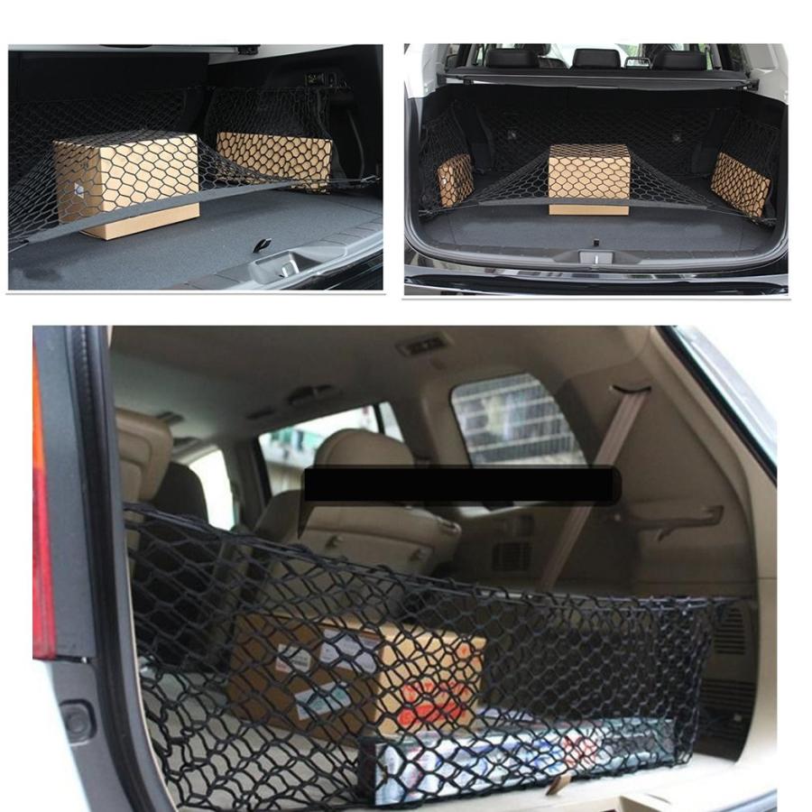 ラゲージネット 車用 110cm 50cm 荷物落下防止 ネット 固定フック フック 付き Suv 車種 など適合 ラゲッジネット トランクネット Tohomart ヤフー店 通販 Yahoo ショッピング