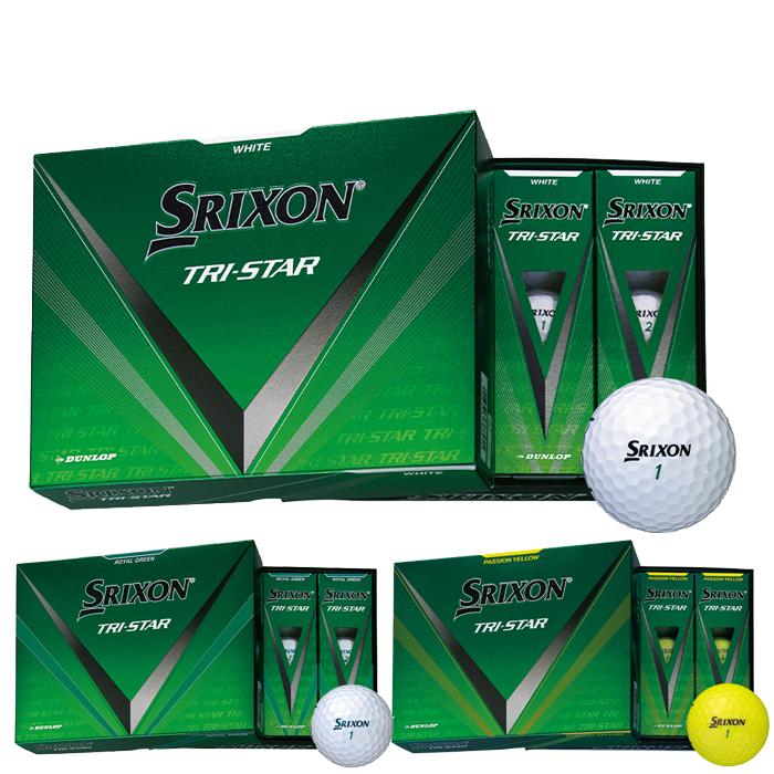 Srixon Tri-Star ゴルフボール 12個セット×3箱 SRIXON ダンロップ スリクソン ゴルフボール TRI-STAR 1ダース12個入り