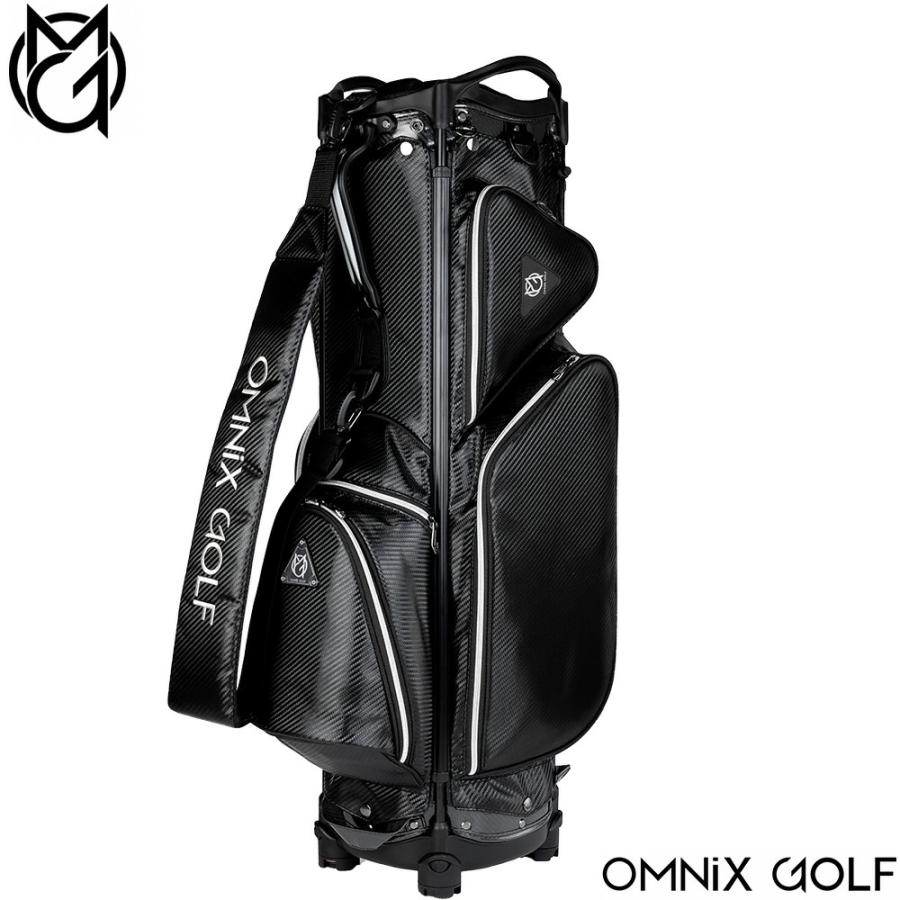 OMNiX GOLF/オムニクスゴルフ Carbon Black 軽量キャディバッグ OMNiX GOLF/オムニクスゴルフ Carbon Black 軽量キャディバッグ