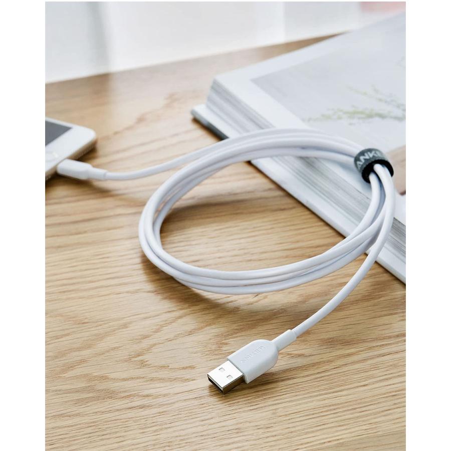 Anker iPhone充電ケーブル PowerLine II ライトニングケーブル MFi認証 超高耐久 iPhone 13 / 13 Pro / 12 / SE(第2世代) / iPad 各種対応 (1.8m ホワイト)|tohoo|06