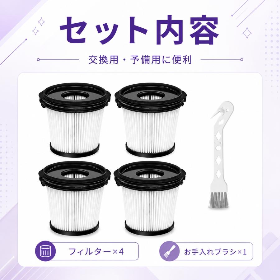 Shark（シャーク） シャーク用 交換フィルター 4個 XSKPRMF3000J対応