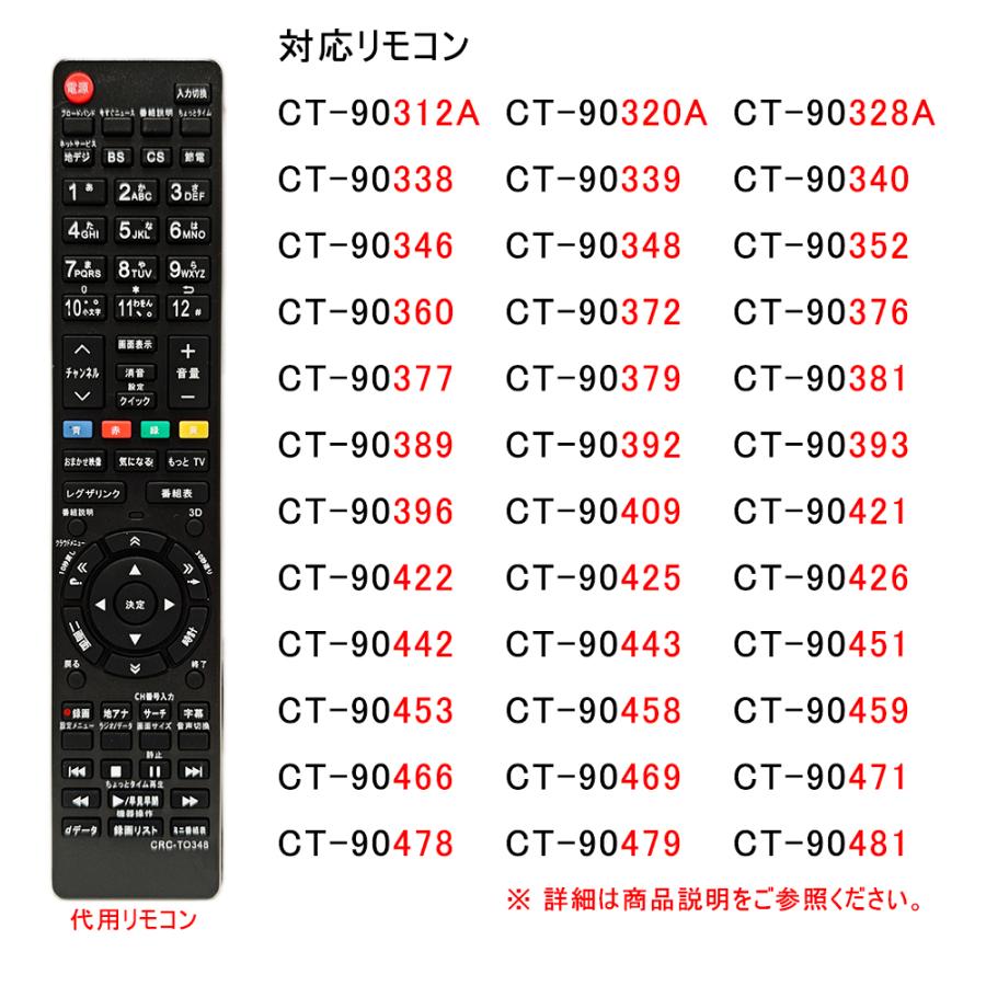 REGZA（レグザ） CT-90348 CT-90352 CT-90372 CT-90422 CT-90338 CT