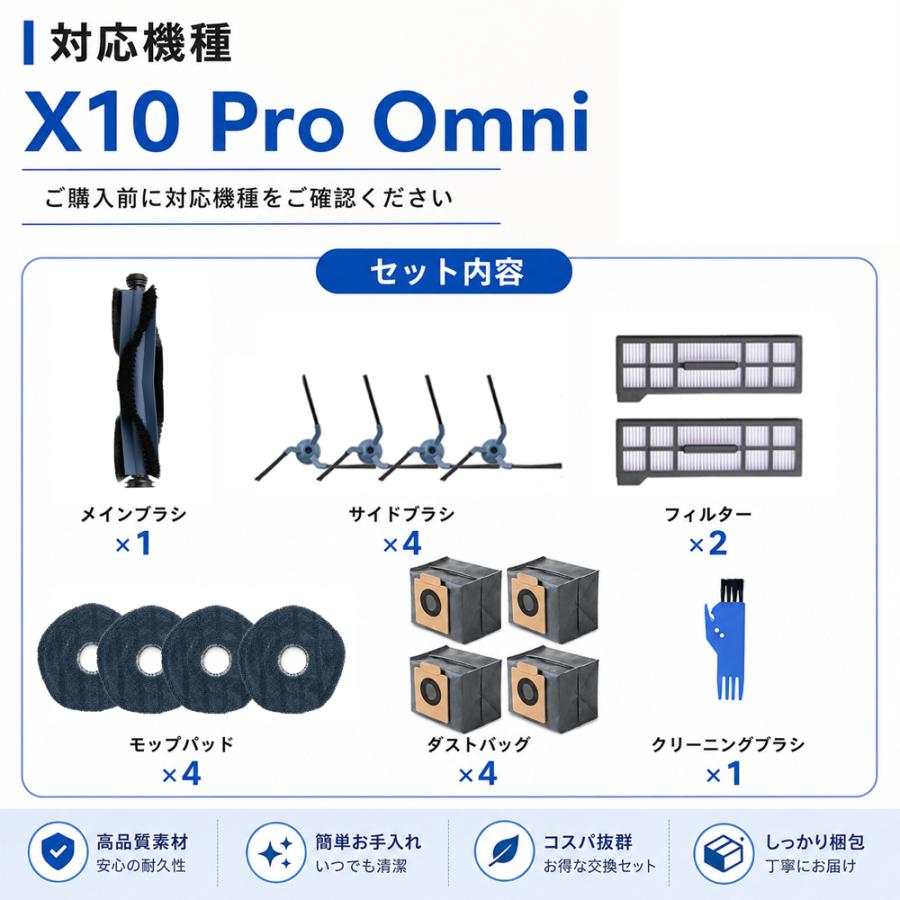Eufy（Anker） Anker Eufy X10 Pro Omni対応 交換用アクセサリーキット