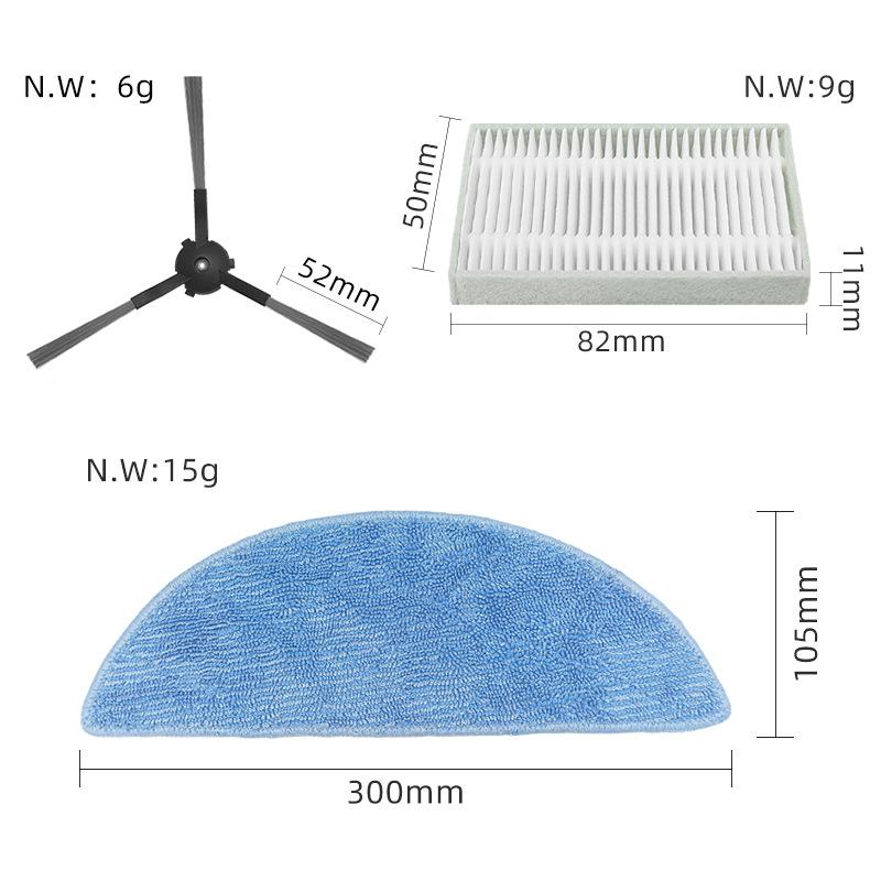 DEEBOT エコバックス Y1 PLUS / PRO PLUS用アクセサリーキット互換品