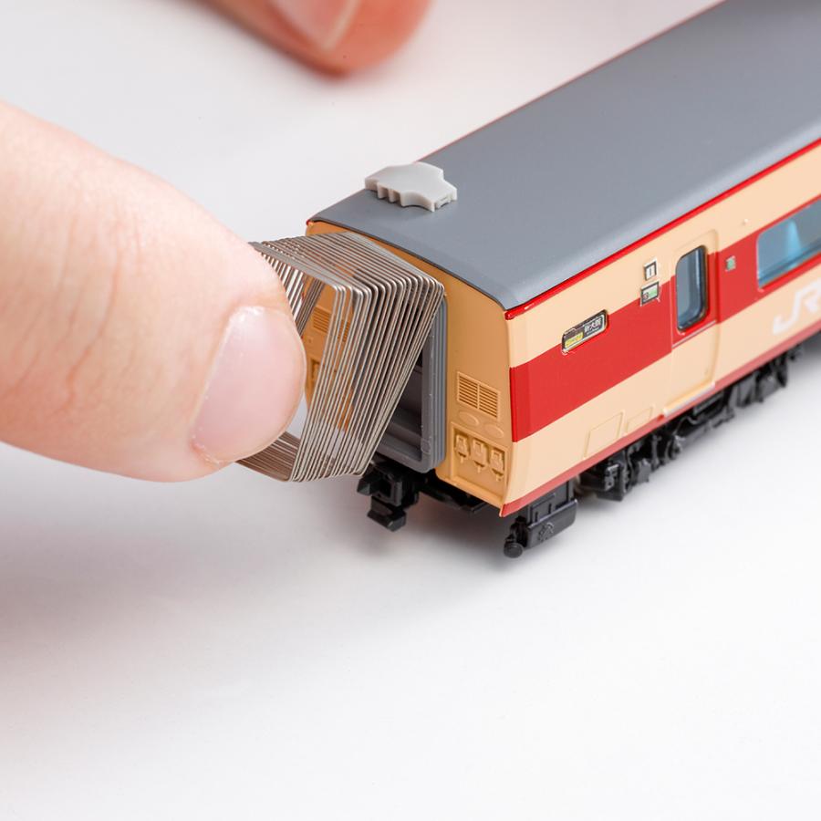 Nゲージ鉄道模型用貫通幌「SP幌」（ブラック／6ケ入） : 東豊精工Yahoo