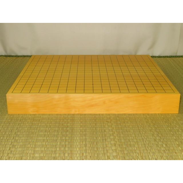 碁盤/日本産本榧柾目二寸卓上碁盤/新品(G152) : トウシン盤駒店