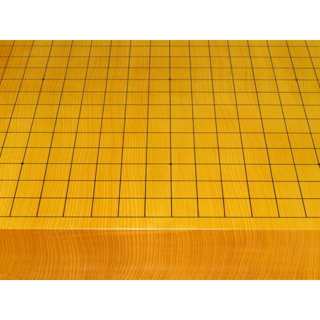 碁盤/本榧柾目一枚物二寸卓上碁盤/新品(G154) : トウシン盤駒店 - 通販