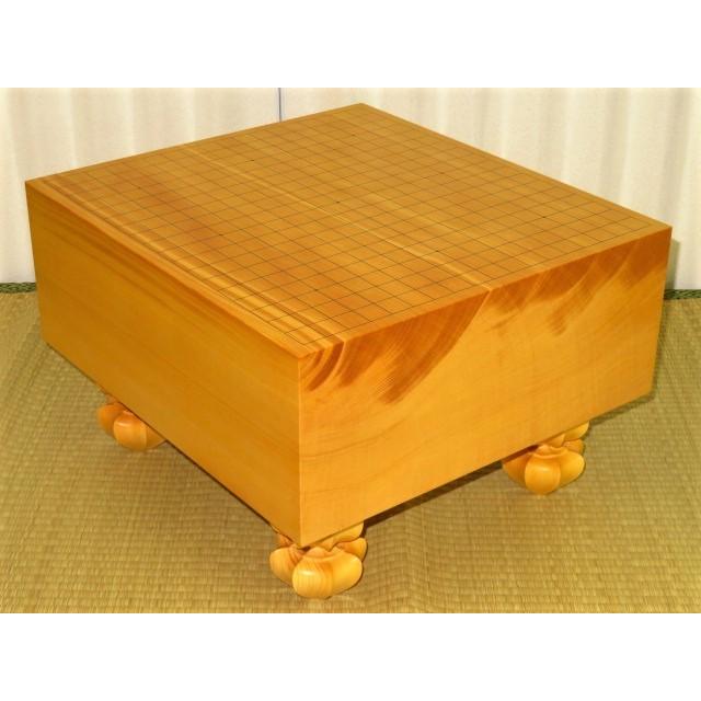 6寸碁盤　正目 日本産本榧碁盤 6寸柾目 四方柾