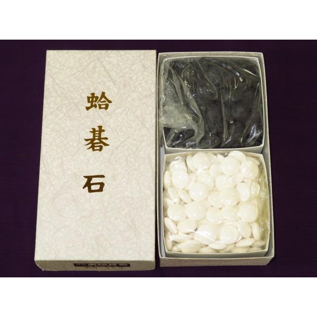 碁石　日向特製メキシコ産本蛤碁石35号実用/小川碁石店製造　新品(GK023)