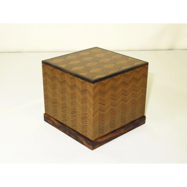 将棋駒箱 大橋利一作神代杉木画印籠形将棋駒箱 桐共箱付新品(KH248