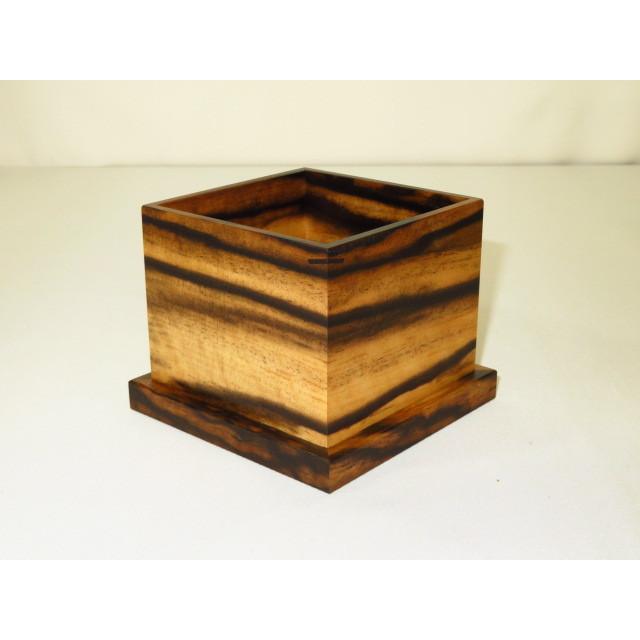 将棋駒箱 大橋利一作神代杉木画印籠形将棋駒箱 桐共箱付新品(KH248