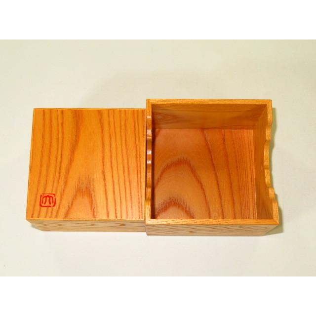 将棋駒箱 大橋利一作銘入欅創作組子将棋駒箱/新品オリジナル箱付 