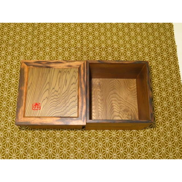 将棋駒箱 大橋利一作銘入神代杉創作組子印籠形浮造仕上最高級 将棋駒箱 大橋利一作銘入神代杉創作組子印籠形浮造仕上最高級