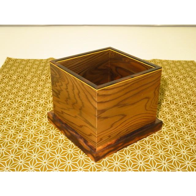 将棋駒箱 大橋利一作銘入神代杉創作組子印籠形浮造仕上最高級 将棋駒箱 大橋利一作銘入神代杉創作組子印籠形浮造仕上最高級