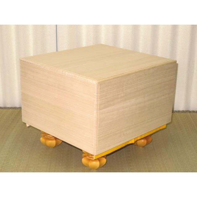 碁盤用/トウシンオリジナル八方総銀杏面桐製盤覆・布盤カバー