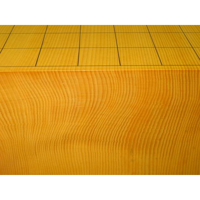 将棋盤 吉田碁盤店/吉田寅義「一如」作宮崎県産本榧天地柾目四寸 将棋盤 吉田碁盤店/吉田寅義「一如」作宮崎県産本榧天地柾目四寸