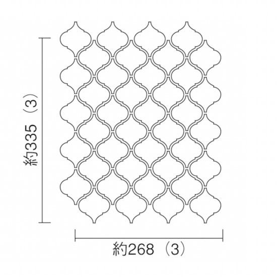 モザイクタイル 洗面 トイレ コラベル NLA-KEKKON-MIX / 12シート 12シート