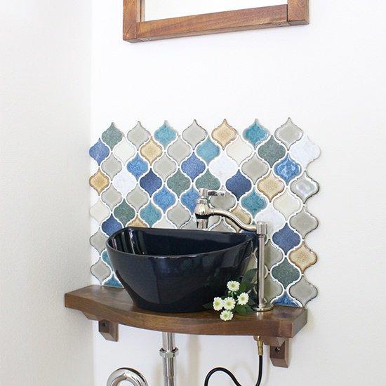 モザイクタイル 洗面 トイレ コラベル NLA-KEKKON-MIX / 12シート 12シート