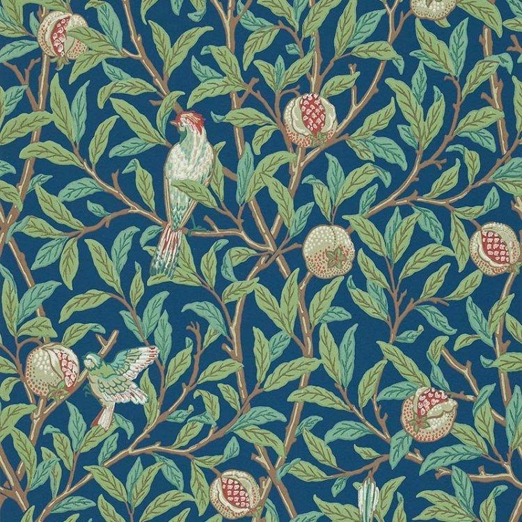 輸入壁紙 おしゃれ ウィリアムモリスmorris Co 0566 おしゃれ Bird 壁紙 といれたす ショッピング