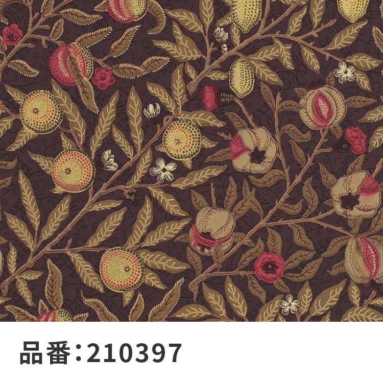 輸入壁紙 ウィリアムモリス フルーツ おしゃれ morris : といれたす