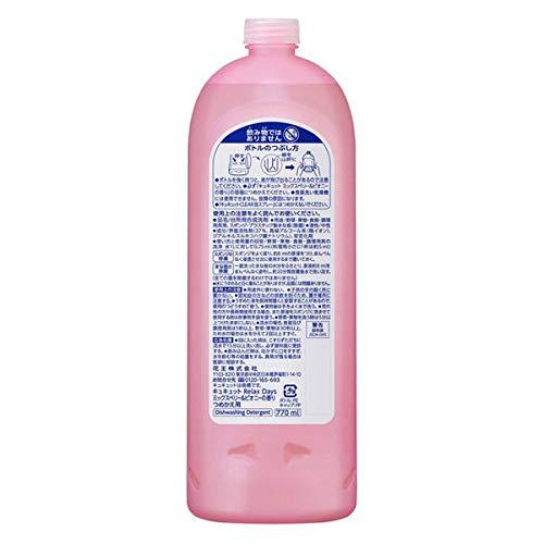 キュキュット RelaxDays(リラックスデイズ) 食器用洗剤 ミックスベリーピオニーの香り 詰め替え 770ml|toiroshop|02