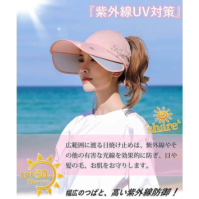 は自分にプチご褒美を マラソン ランニング サンバイザー レディース 最新昇級版 ブリム伸縮可能 Upf50 つば広 キャップ Uvカット率99 日焼け防止 日よけ帽子 取り外すあ Www Threeriversofs Com