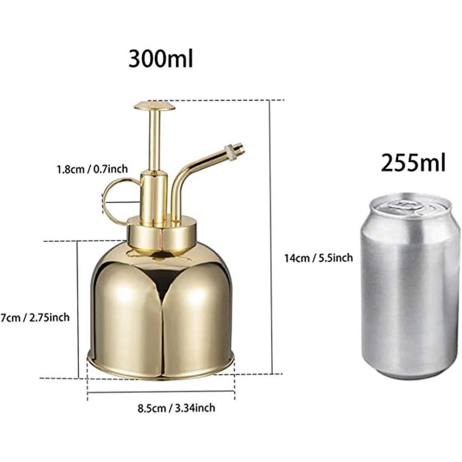 園芸用霧吹き 霧吹き じょうろ 水差し 園芸 掃除 散水 観葉植物300ml ブラック｜toistore｜07